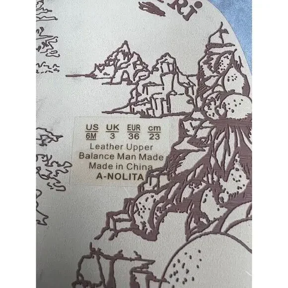 FRANCO SARTO Nolita Embellished Ankle Strap Sandal SIZE 6 M - Picture 6 of 8